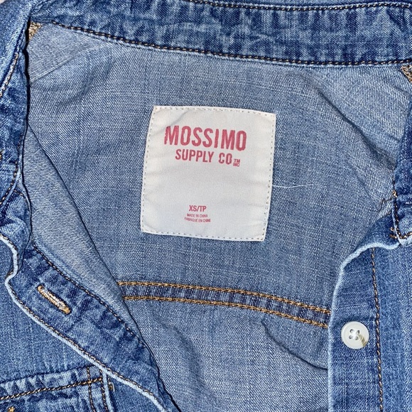 Denim button up top - Picture 2 of 5